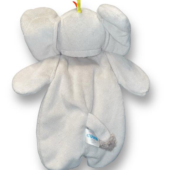 Gund Baby Lovey Elephant Plush Flappy Activity Hello Security Blanket Nursery - Picture 7 of 10